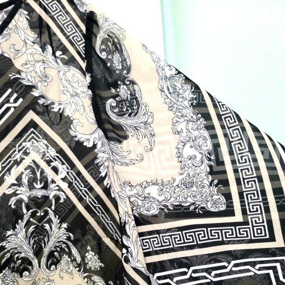 Plus Size 18 Addition Elle Women's Pull-Over Geo Print Blouse - Picture 4 of 11